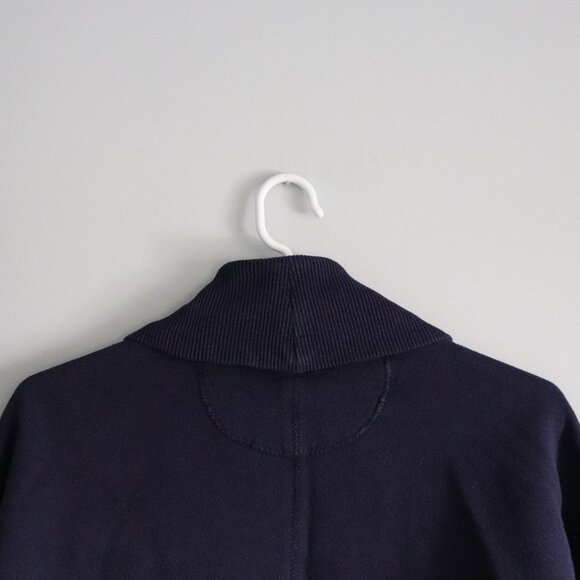 Wilfred Cocoon Open Front S Purple Raglan‎ Long Sleeve Collared Sweater Cardigan - Picture 6 of 11